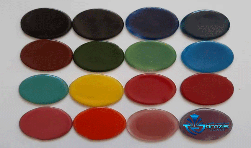 پودر شیشه رنگی